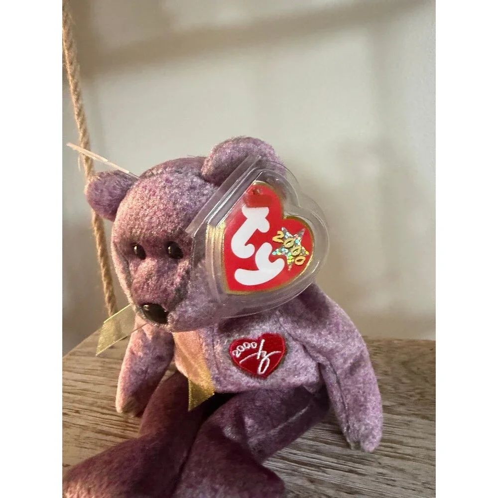 Ty Beanie Baby Signature Y2K Bear II 2000